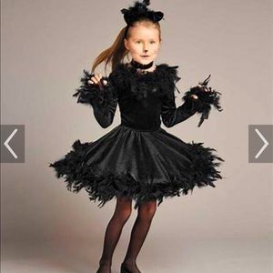 Girls Kitty Cat Halloween Costume